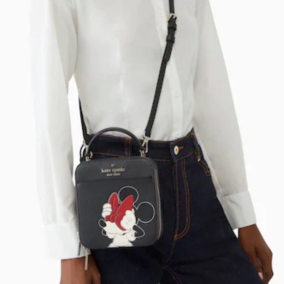Kate Spade Disney X Kate Spade New York Minnie Mouse Daisy Vanity Crossbody Bag - Picture 2 of 16